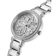  Shop Authentic Guess Lily Quartz Silver Dial Silver Steel Strap Watch For Women - GW0528L1 - Luxxuri