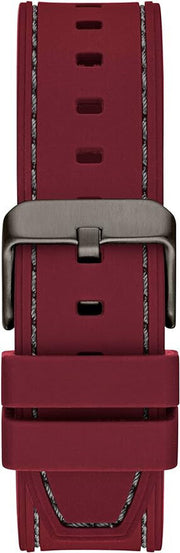  Shop Authentic Guess Headline Multifunction Grey Dial Burgundy Silicone Strap Watch For Men - GW0571G4 - Luxxuri