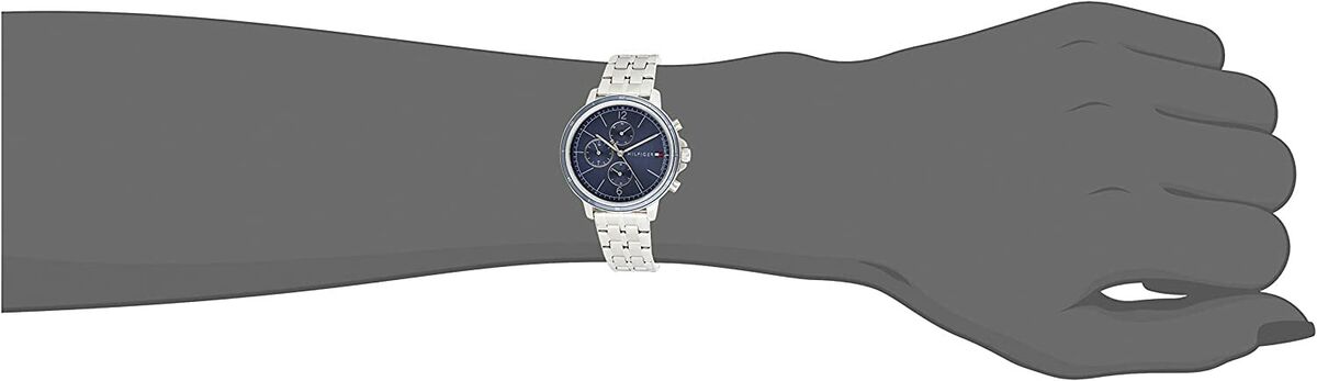  Shop Authentic Tommy Hilfiger Casual Quartz Blue Dial Silver Steel Strap Watch For Women - 1782188 - Luxxuri