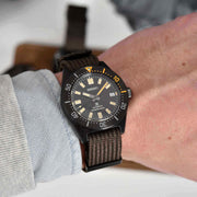  Shop Authentic Seiko Prospex Black Series 1965 Limited Edition Black Dial Brown NATO Strap Watch For Men - SPB253J1 - Luxxuri