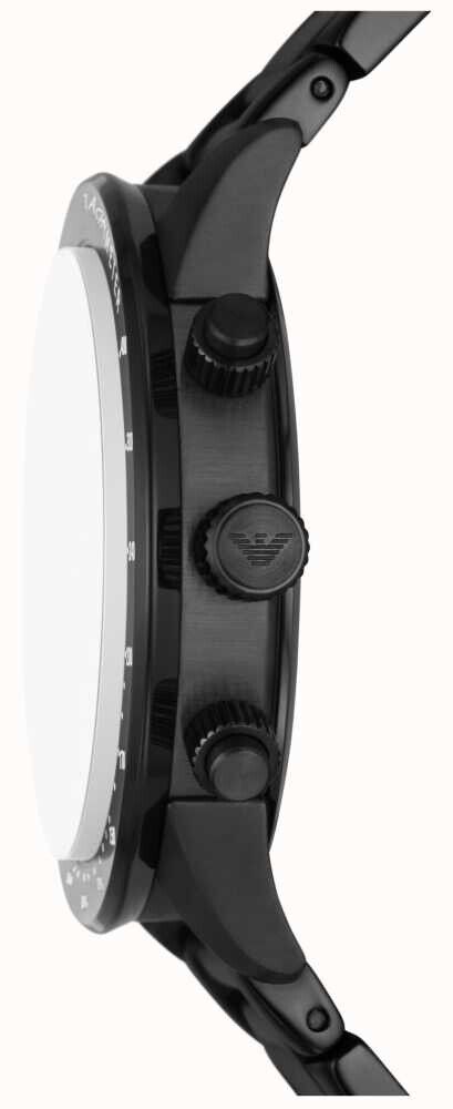  Shop Authentic Emporio Armani Mario Chronograph Green Dial Black Steel Strap Watch For Men - AR11472 - Luxxuri