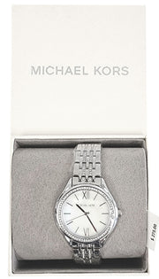  Shop Authentic Michael Kors Mindy White Dial Silver Steel Strap Watch For Women - MK7075 - Luxxuri