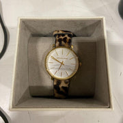  Shop Authentic Michael Kors Pyper Three-Hand White Dial Cheetah Print Leather Strap Watch for Women - MK4751 - Luxxuri