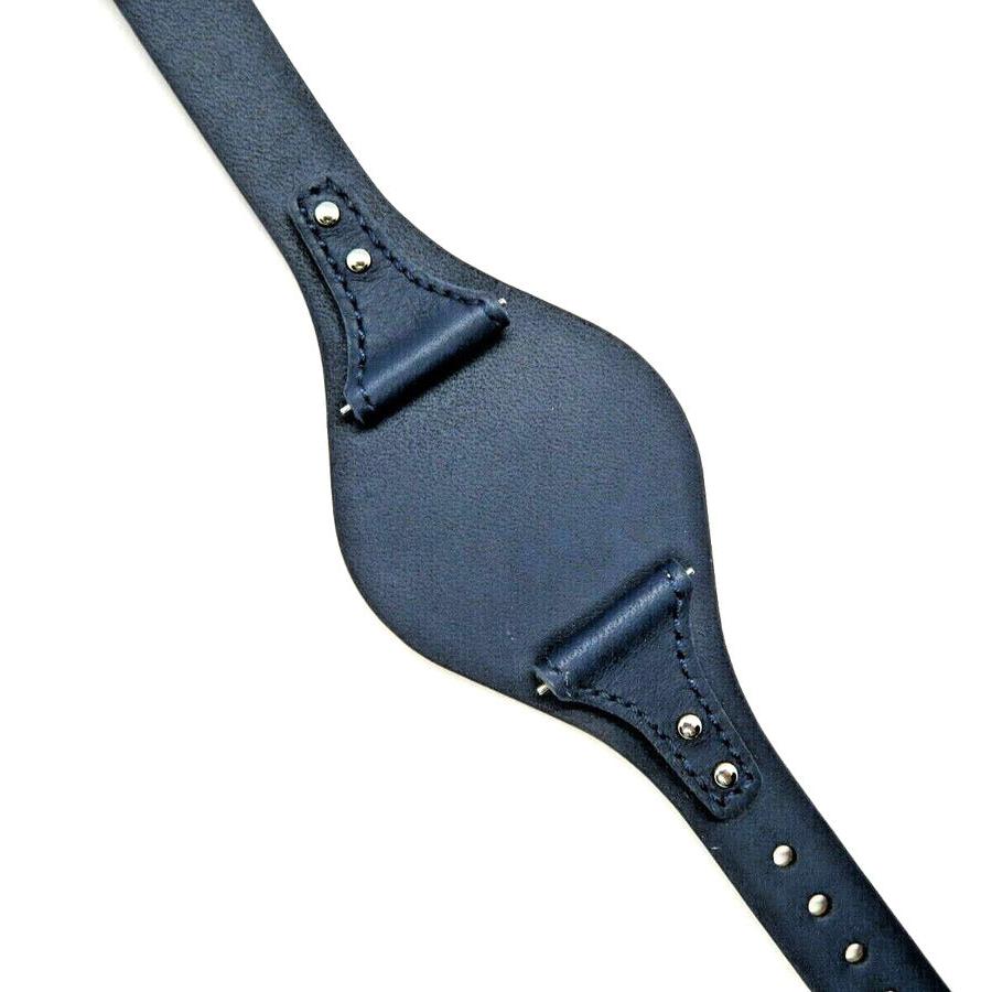  Shop Authentic Fossil Boyfriend Sport Chronograph Blue Dial Blue Leather Strap Watch for Women - ES4113 - Luxxuri