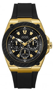 Shop Authentic Guess Legacy Black Dial Black Rubber Strap Watch for Men - W1049G5 - Luxxuri