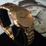  Shop Authentic Gucci G Timeless Quartz Gold Dial Gold Steel Strap Watch For Women - YA126482 - Luxxuri