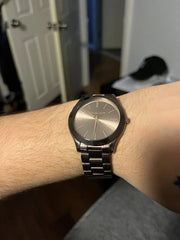  Shop Authentic Michael Kors Runway Quartz Brown Dial Brown Steel Strap Watch For Women - MK3418 - Luxxuri