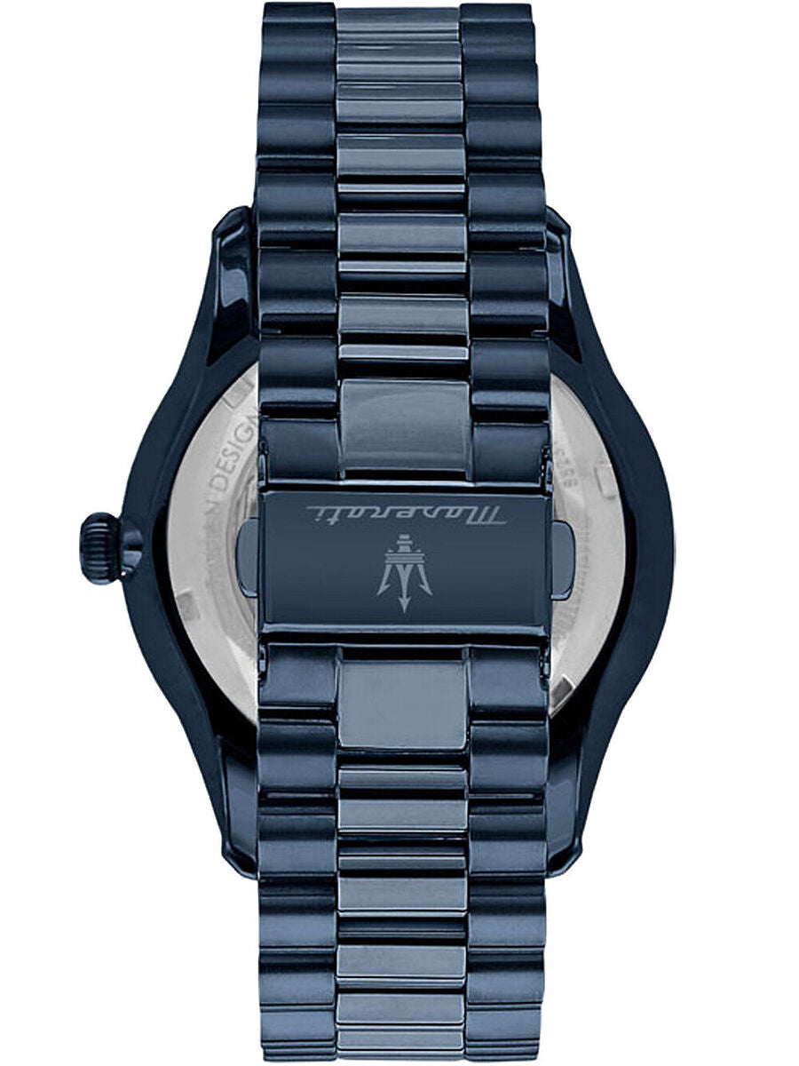  Shop Authentic Maserati Stile Chronograph Blue Dial Blue Steel Strap Watch For Men - R8873642008 - Luxxuri