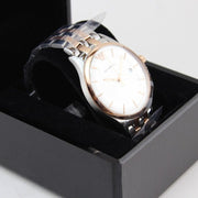  Shop Authentic Emporio Armani Lambda Analog Silver Dial Two Tone Steel Strap Watch For Men - AR11044 - Luxxuri