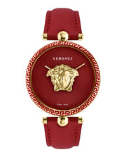  Shop Authentic Versace Palazzo Empire Red Dial Red Leather Strap Watch for Women - VCO120017 - Luxxuri