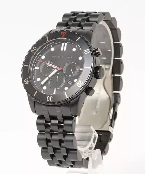  Shop Authentic Michael Kors Cunningham Chronograph Black Dial Black Steel Strap Watch For Men - MK8965 - Luxxuri