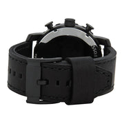  Shop Authentic Fossil Nate Chronograph Black Dial Black Leather Strap Watch for Men - JR1354 - Luxxuri