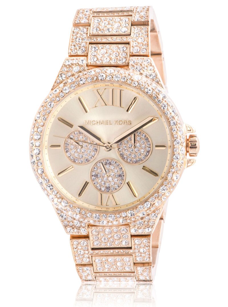  Shop Authentic Michael Kors Camille Pavé Crystals Gold Dial Gold Steel Strap Watch for Women - MK6958 - Luxxuri
