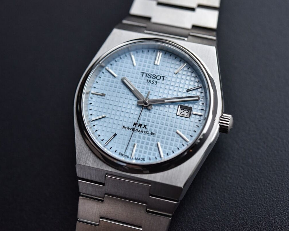  Shop Authentic Tissot PRX Powermatic 80 Ice Blue Dial Silver Steel Strap Watch for Men - T137.207.11.351.00 - Luxxuri