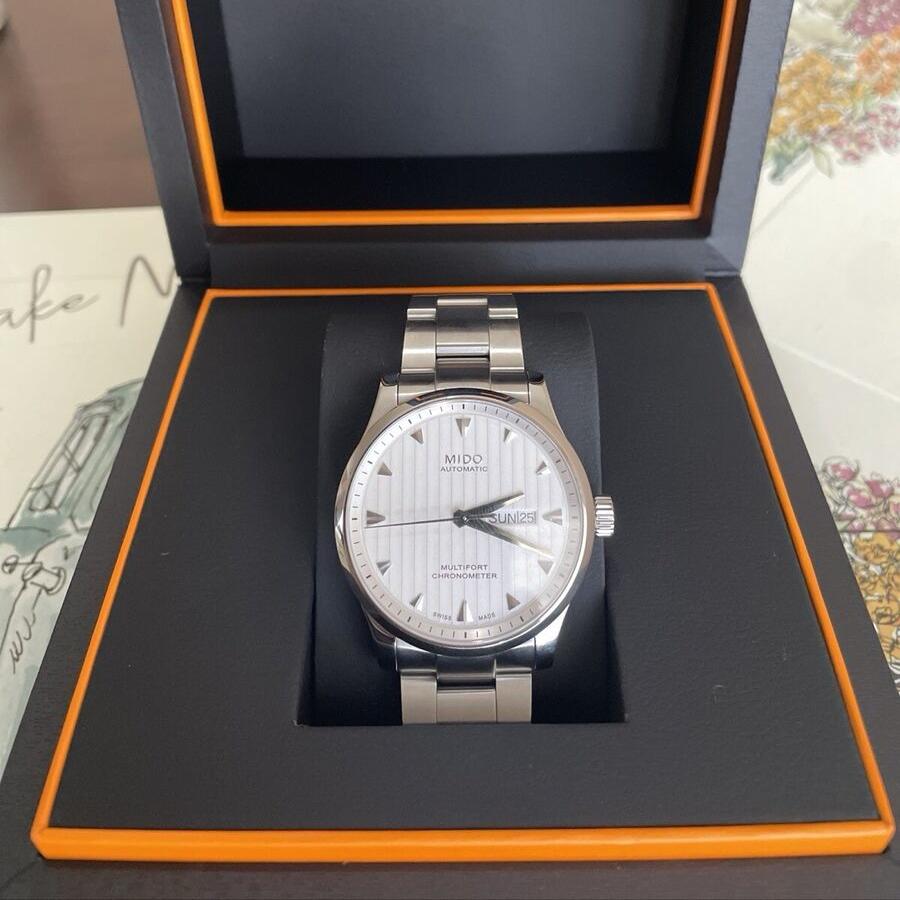  Shop Authentic Mido Multifort Automatic Silver Dial Silver Steel Strap Watch For Men - M005.430.11.031.80 - Luxxuri