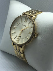  Shop Authentic Fossil Jacqueline Gold Dial Gold Steel Strap Watch for Women - ES3547 - Luxxuri
