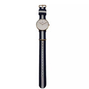  Shop Authentic Daniel Wellington Classic Glasgow White Dial Two Tone NATO Strap Watch For Women - DW00100031 - Luxxuri