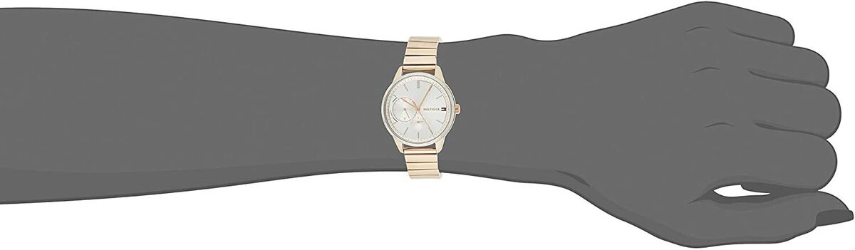  Shop Authentic Tommy Hilfiger Brooke Silver Dial Rose Gold Steel Strap Watch for Women - 1782021 - Luxxuri