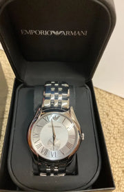  Shop Authentic Emporio Armani Classic Quartz Silver Dial Silver Steel Strap Watch For Men - AR1788 - Luxxuri