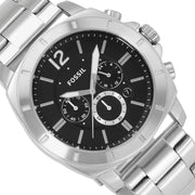  Shop Authentic Fossil Machine Chronograph Black Dial Silver Steel Strap Watch for Men - FS4776 - Luxxuri