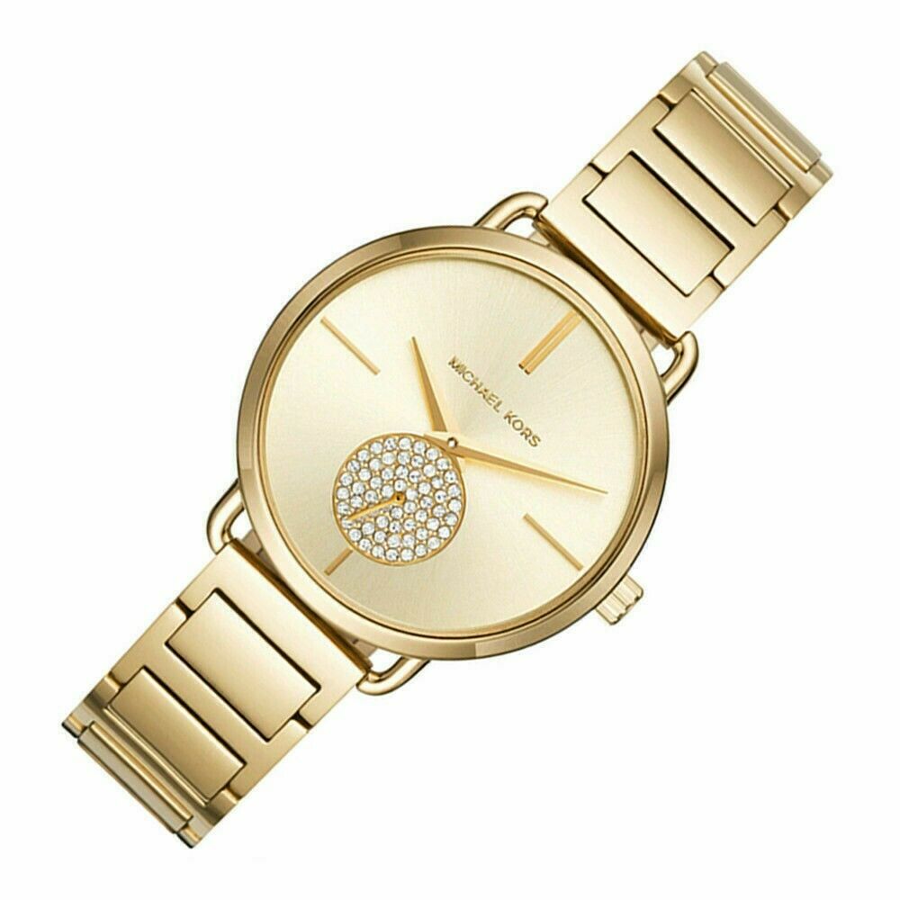  Shop Authentic Michael Kors Portia Gold Dial Gold Steel Strap Watch for Women - MK3639 - Luxxuri