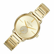  Shop Authentic Michael Kors Portia Gold Dial Gold Steel Strap Watch for Women - MK3639 - Luxxuri