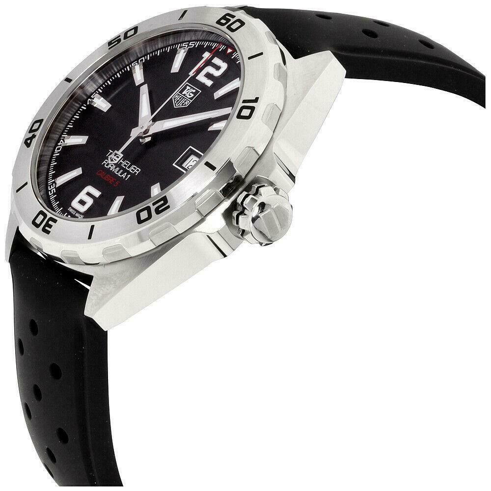  Shop Authentic Tag Heuer Formula 1 Automatic Black Dial Black Rubber Strap Watch for Men - WAZ2113.FT8023 - Luxxuri