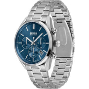  Shop Authentic Hugo Boss Champion Blue Dial Silver Steel Strap Watch for Men - 1513818 - Luxxuri