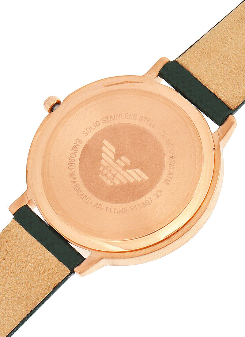  Shop Authentic Emporio Armani Dress Quartz White Dial Brown Leather Strap Watch For Men - AR11011 - Luxxuri