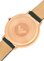  Shop Authentic Emporio Armani Dress Quartz White Dial Brown Leather Strap Watch For Men - AR11011 - Luxxuri
