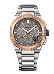  Shop Authentic Hugo Boss Supernova Grey Dial Silver Steel Strap Watch for Men - 1513362 - Luxxuri