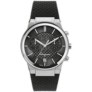  Shop Authentic Salvatore Ferragamo Sapphire Chrono Black Dial Black Silicone Strap Watch for Men - SFME00121 - Luxxuri