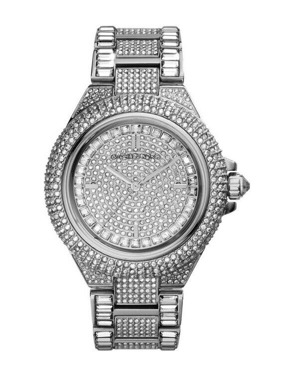  Shop Authentic Michael Kors Camille Crystal Pave Dial Silver Steel Strap Watch for Women - MK5869 - Luxxuri