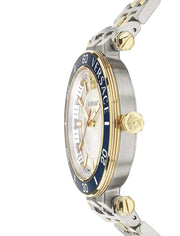  Shop Authentic Versace Greca Sport Quartz White Dial Two Tone Steel Strap Watch For Men - VEZ300521 - Luxxuri