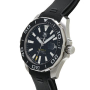  Shop Authentic Tag Heuer Aquaracer Calibre 5 Automatic Black Dial Black Rubber Strap Watch for Men -  WAY211A.FT6151 - Luxxuri