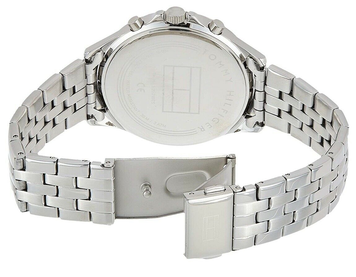  Shop Authentic Tommy Hilfiger Ari Diamonds Blue Dial Silver Steel Strap Watch for Women - 1781976 - Luxxuri