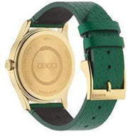  Shop Authentic Gucci G Timeless Bee Green Dial Green Leather Strap Watch For Women - YA1264065 - Luxxuri