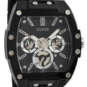  Shop Authentic Guess Phoenix Multifunction Black Dial Black Rubber Strap Watch for Men - GW0203G3 - Luxxuri