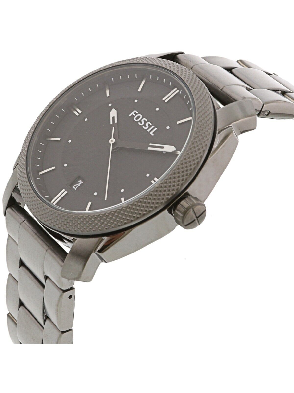  Shop Authentic Fossil Machine Chronograph Black Dial Grey Steel Strap Watch for Men - FS4774 - Luxxuri
