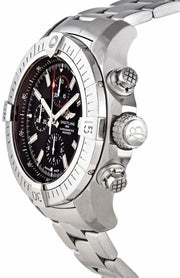  Shop Authentic Breitling Super Avenger Chronograph 48 Black Dial Silver Steel Strap Watch for Men - A13375101B1A1 - Luxxuri