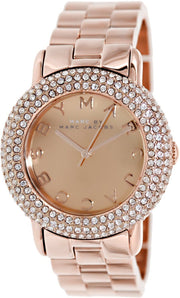  Shop Authentic Marc Jacobs Marci Crystals Rose Gold Dial Rose Gold Steel Strap Watch for Women - MBM3192 - Luxxuri