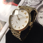  Shop Authentic Marc Jacobs Baker White Dial Gold Steel Strap Watch for Women - MBM3243 - Luxxuri