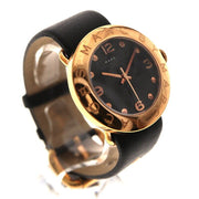  Shop Authentic Marc Jacobs Amy Black Dial Black Leather Strap Watch for Women - MBM1225 - Luxxuri