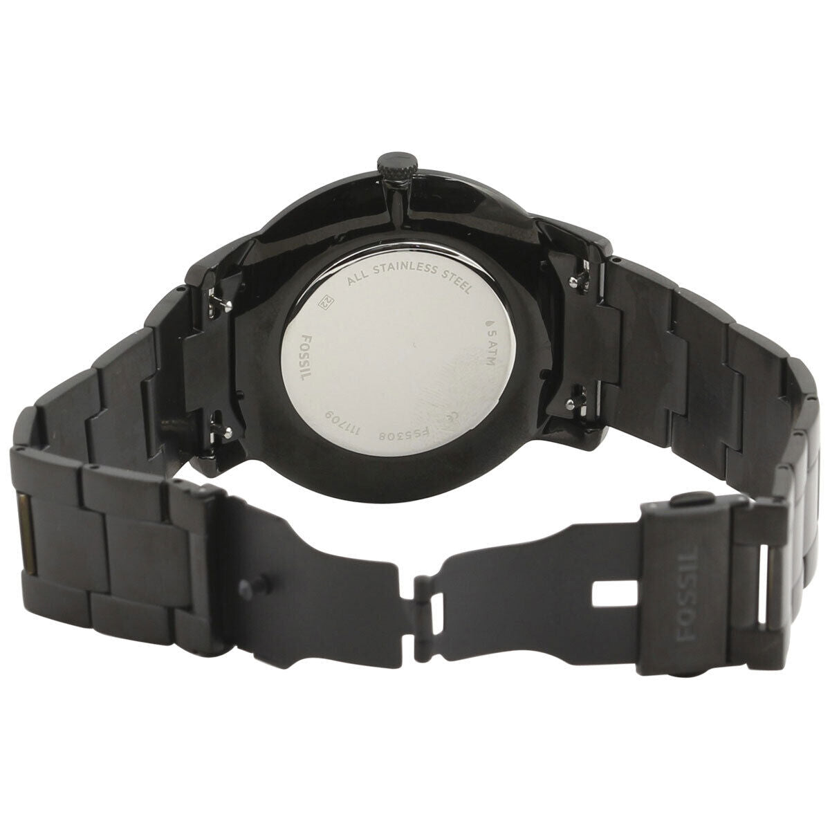  Shop Authentic Fossil The Minimalist Black Dial Black Steel Strap Watch for Men - FS5308 - Luxxuri