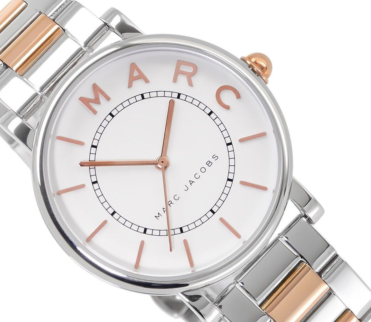  Shop Authentic Marc Jacobs Roxy Silver Dial Two Tone Steel Strap Watch for Women - MJ3551 - Luxxuri