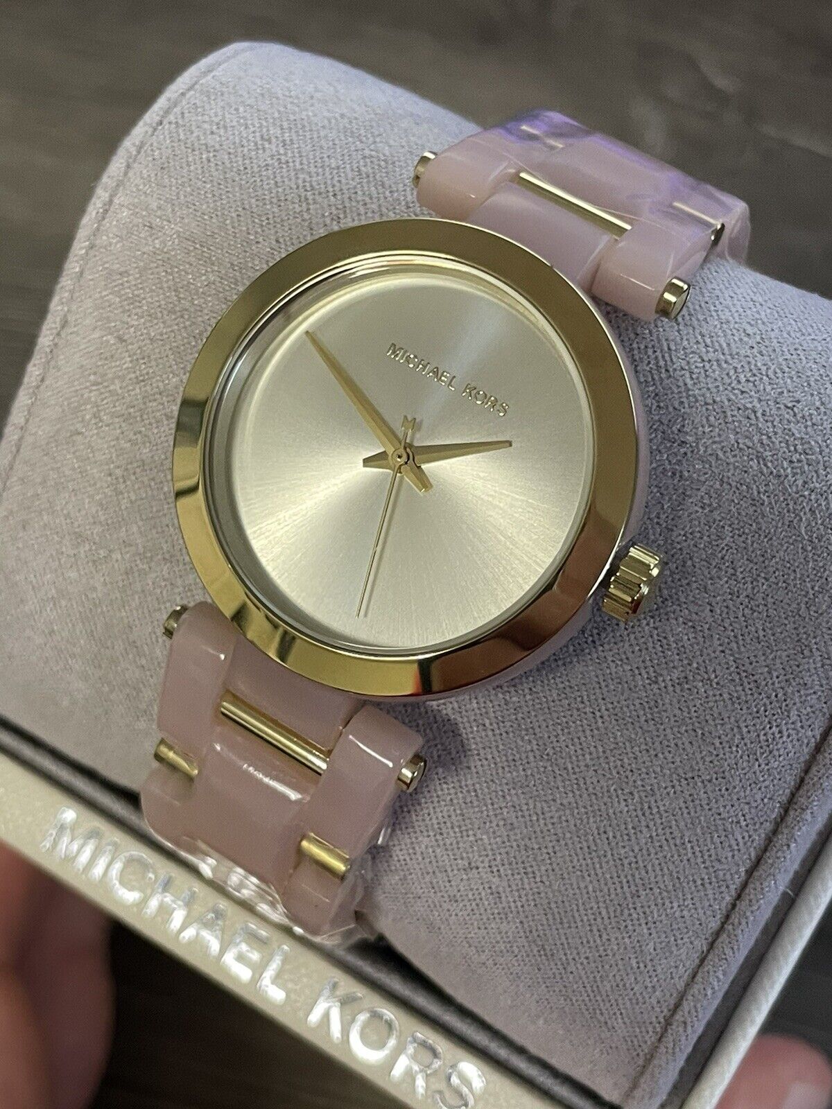  Shop Authentic Michael Kors Delray Rose Gold Dial Pink Steel Strap Watch for Women - MK4316 - Luxxuri