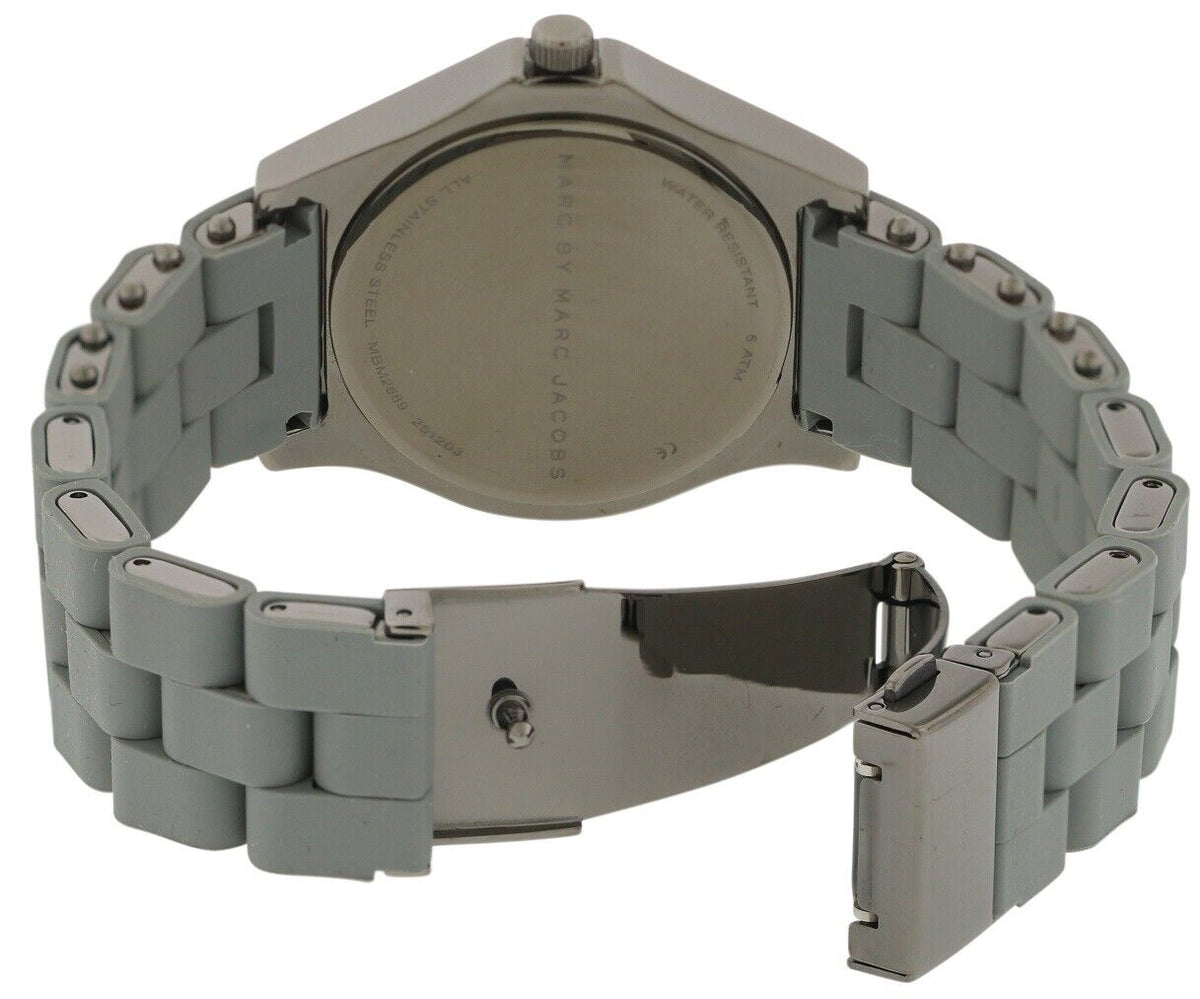  Shop Authentic Marc Jacobs Pelly Grey Dial Grey Silicone Strap Watch for Women - MBM2589 - Luxxuri