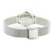  Shop Authentic Calvin Klein Minimal Grey Dial Silver Mesh Bracelet Watch for Women - K3M231Y3 - Luxxuri