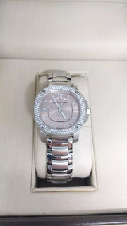  Shop Authentic Burberry The Britain Diamonds Brown Dial Silver Steel Strap Watch for Women - BBY1803 - Luxxuri