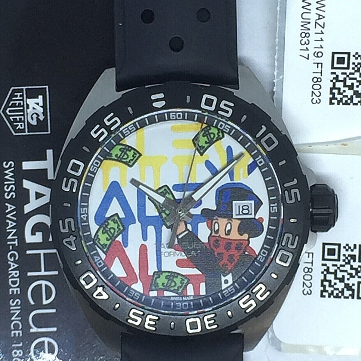  Shop Authentic Tag Heuer Formula 1 Alec Monopoly White Dial Watch for Men - WAZ1119.FT8023 - Luxxuri